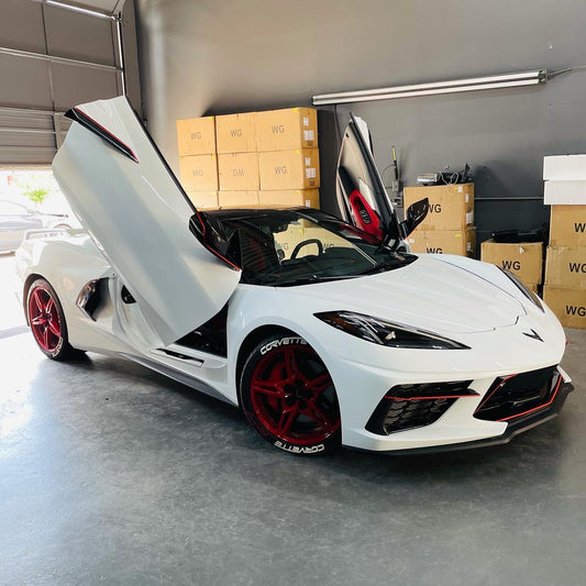 2021 C8 Corvette Vertical doors inc. lambo door kit