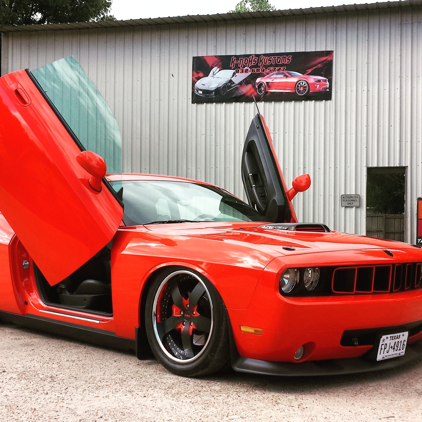 Vertical Lambo Door Kit for Dodge Challenger (2009-2024)