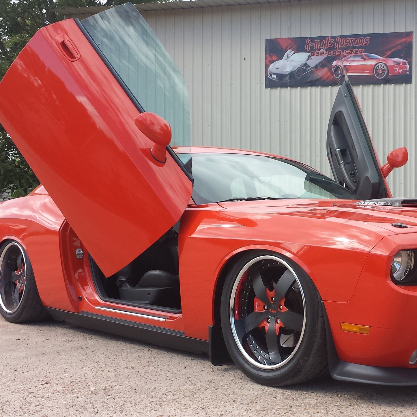 Dodge Challenger 2009-2024 Vertical Doors Lambo Doors Kit