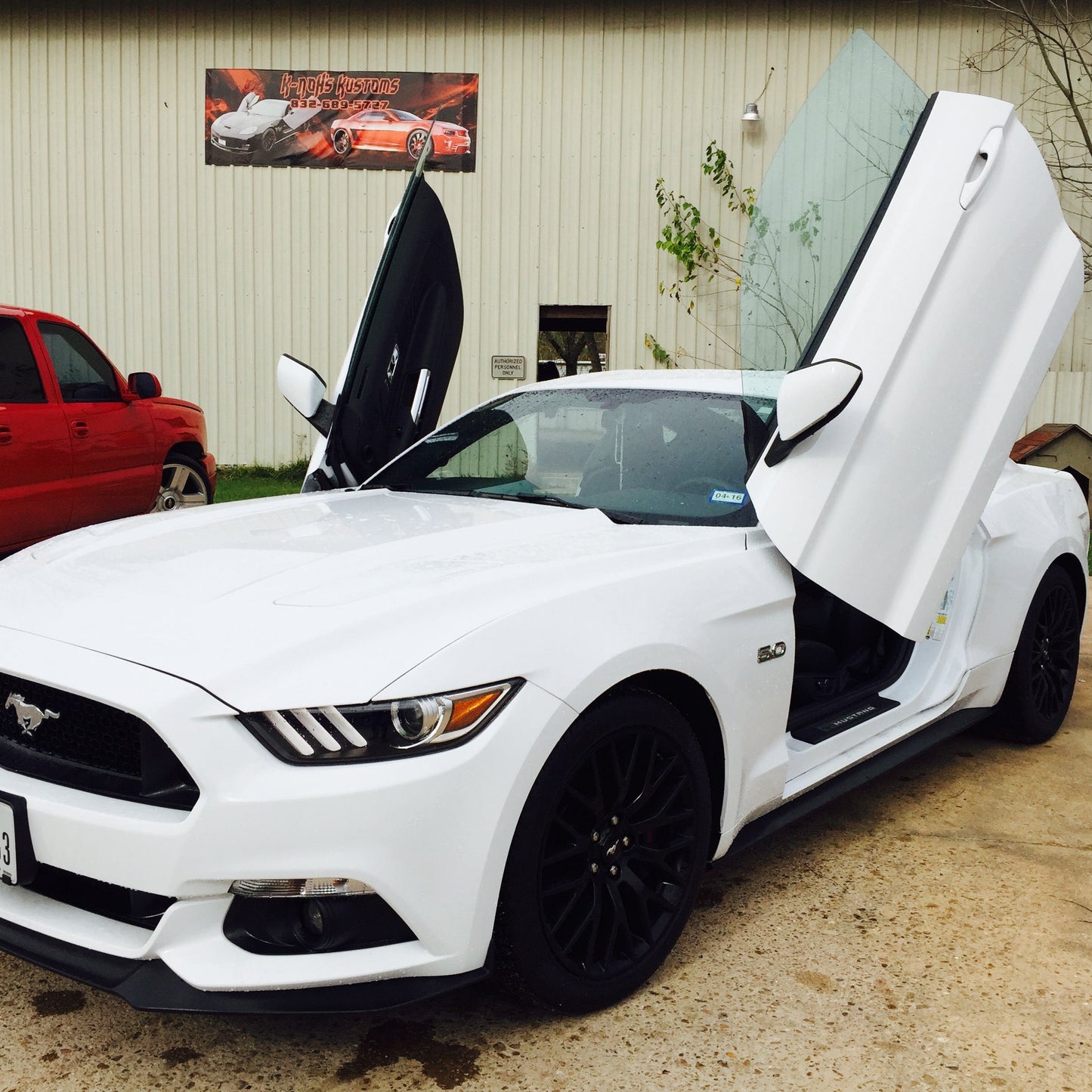 Ford Mustang 2015-2023 Vertical Doors Lambo Doors Kit
