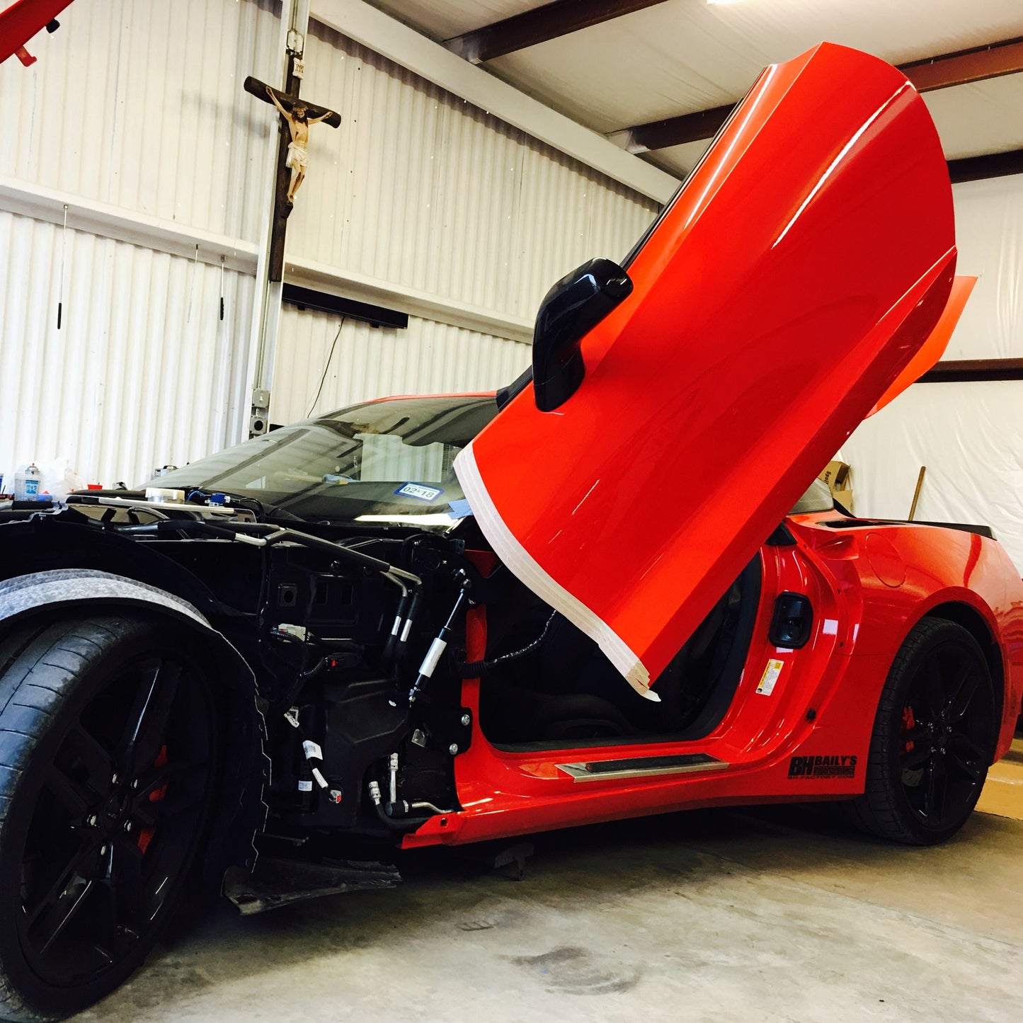 Vertical Lambo Door Kit for Chevrolet Corvette C7 (2014-2019)