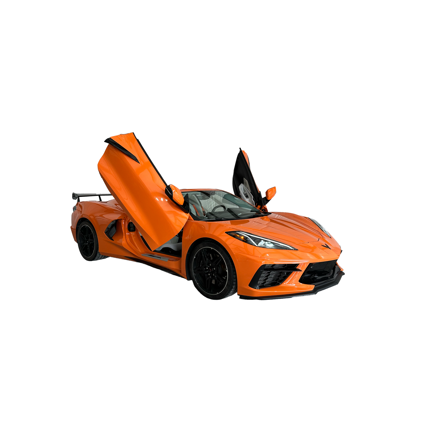 C8 Lambo Door Kit AND Installation at our shop in Houston TX