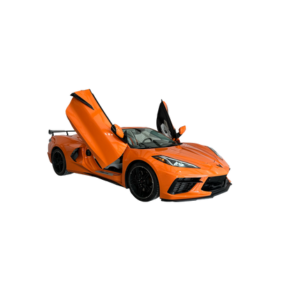 C8 Lambo Door Kit AND Installation at our shop in Houston TX